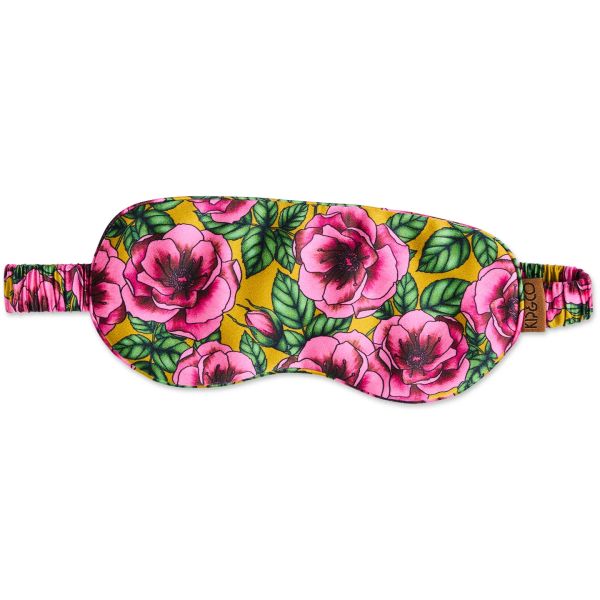 KIP&CO Silk Eye Mask Golden Peony | Allium Interiors