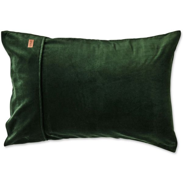 Kip&Co Velvet Pillowcase Pair Kombu Green | Allium Interiors