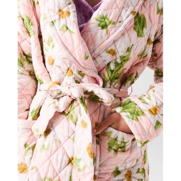 Kip&Co Sweet Daisy Quilted Cotton Robe | Allium Interiors
