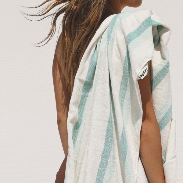 Layday Towel Shallows Sky | Allium Interiors
