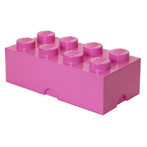 Lego Storage Brick 8 | Pink | Allium Interiors