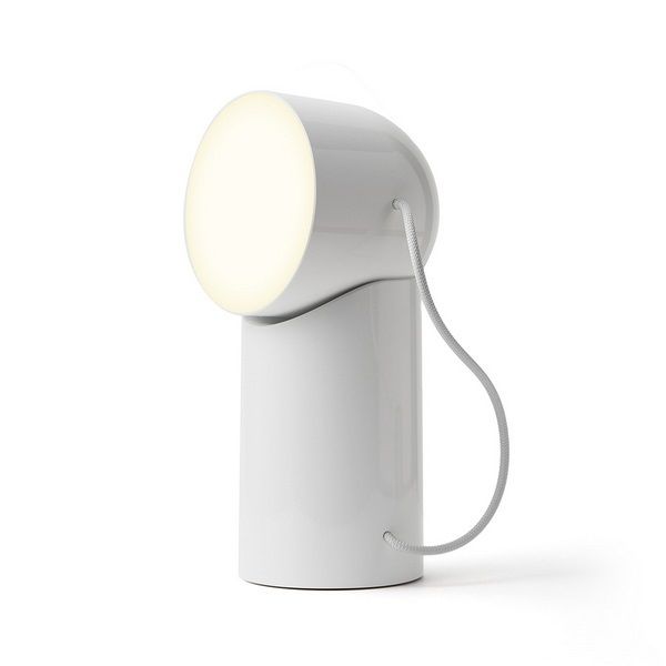 Lexon Lamp Orbe Glossy White | Allium Interiors