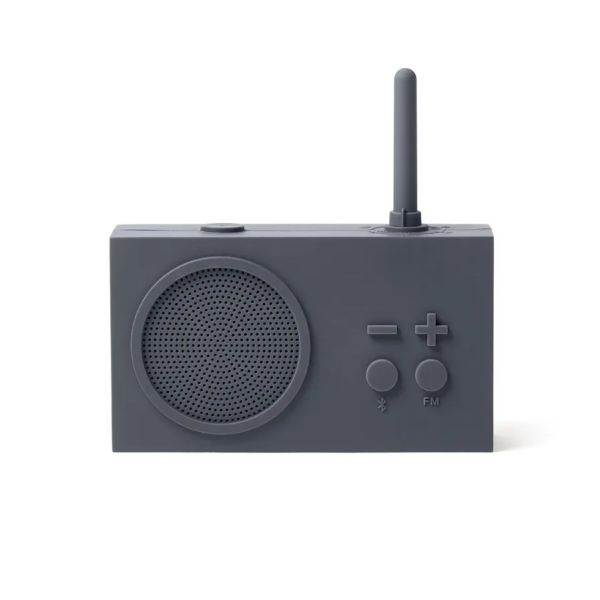 Lexon Tykho 3 Radio Dark Grey | Allium Interiors