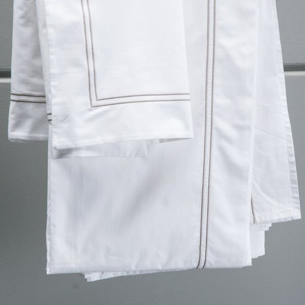 Bianca Lorenne Livorno Duvet Cover Taupe | Allium Interiors