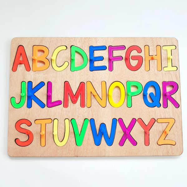 Lulo Uppercase Alphabet Puzzle Brights | Allium Interiors