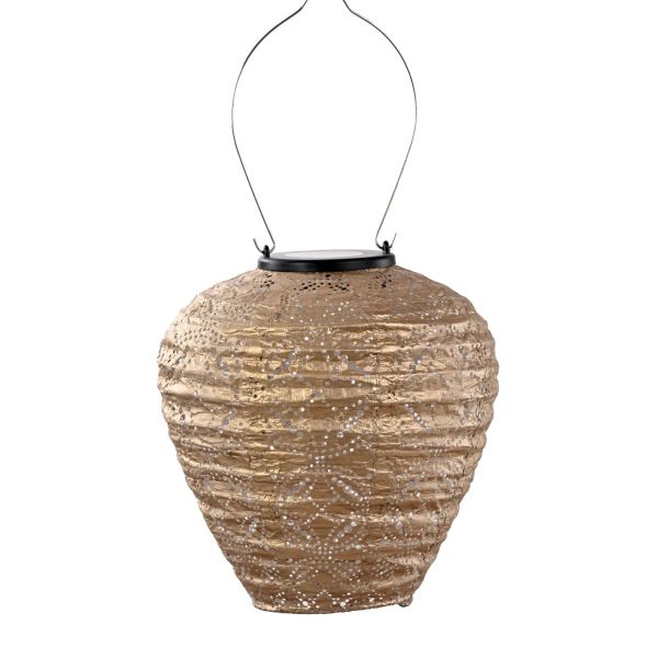 Lumiz Lantern Balloon 20cm Gold Mandela | Allium Interiors