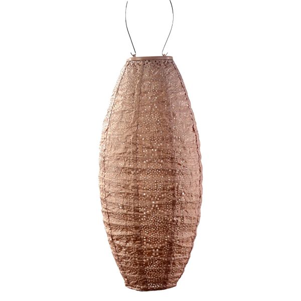 Lumiz Lantern Long Oval 20cm Pink Bazaar | Allium Interiors