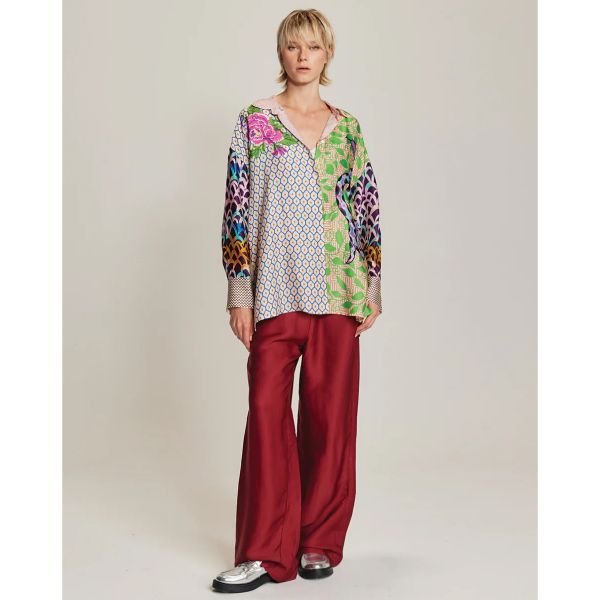 Me369 Parker Shipibo Collar Shirt | Allium Interiors