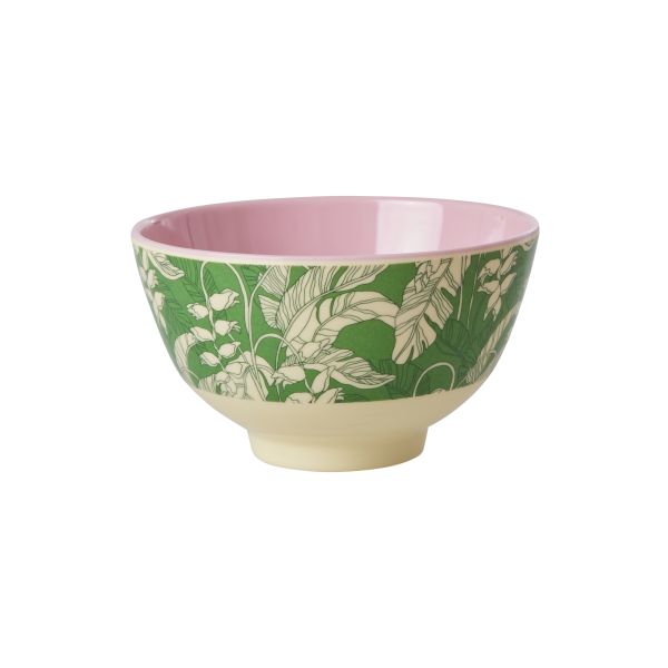Rice Melamine Bowl Small Two Tone Paradise | Allium Interiors