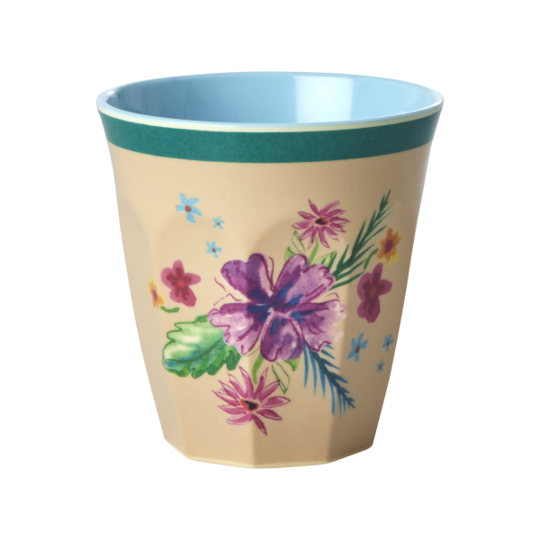 Rice Melamine Cup Two Tone Arda Bloom | Allium Interiors