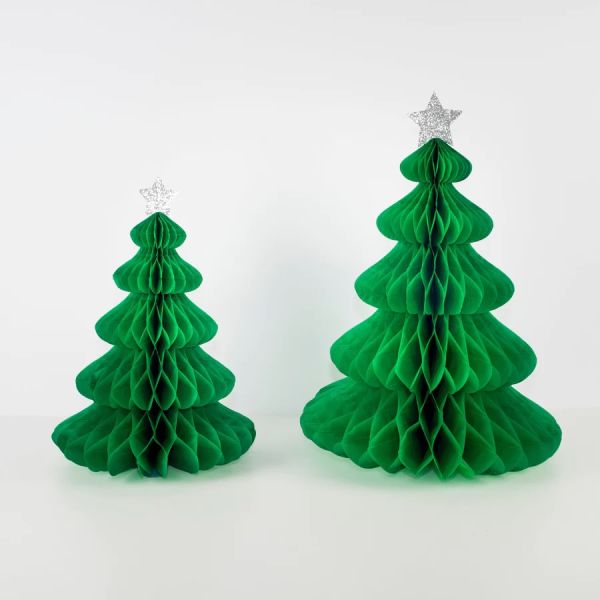 Meri Meri Christmas Honeycomb Trees Large | Allium Interiors