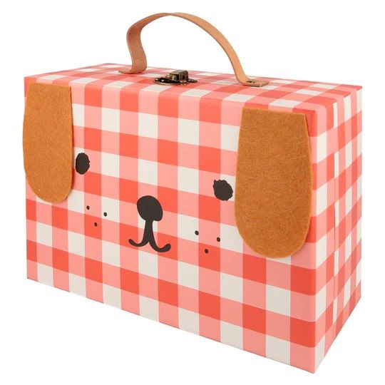Meri Meri Christmas Advent Calendar Suitcase Wooden Dog | Allium Interiors