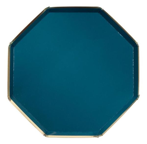 Meri Meri Dark Teal Plate Large | Allium Interiors