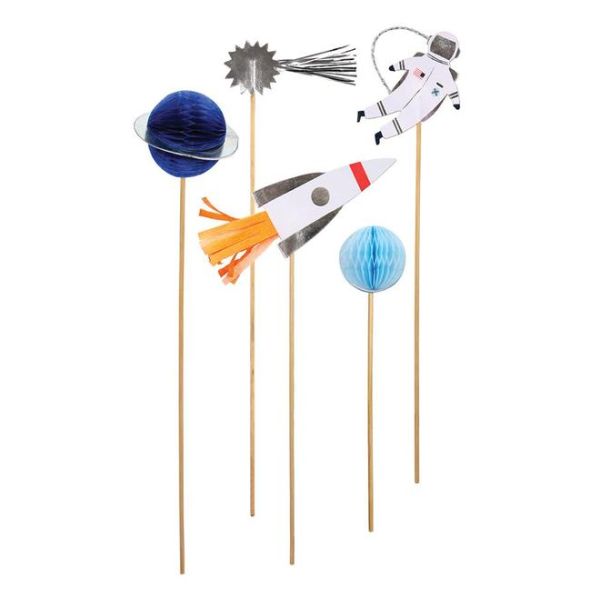 Meri Meri To the Moon Cake Toppers | Allium Interiors