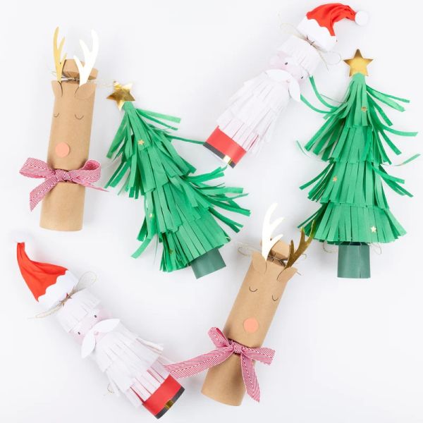 Meri Meri Christmas Cracker Santa, Reindeer & Tree | Allium Interiors