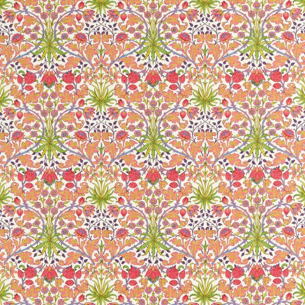 Morris & Co. Fabric Hyacinth Cosmo Pink | Allium Interiors