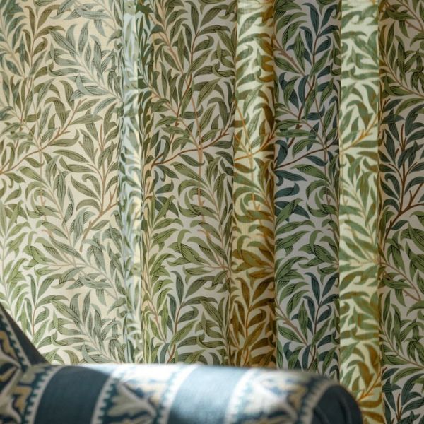 Morris & Co. Fabric Willow Bough Minor Nettle | Allium Interiors