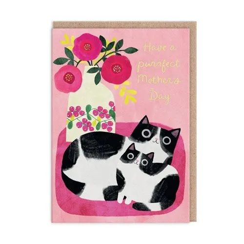 Oh Deer Mother's Day Card Miaou-thers Day | Allium Interiors