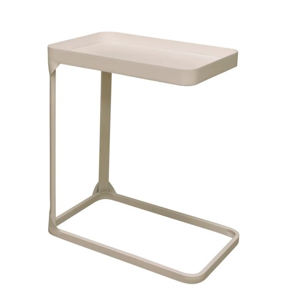 STUDIO Sofa Side Table White Rectangle | Allium Interiors