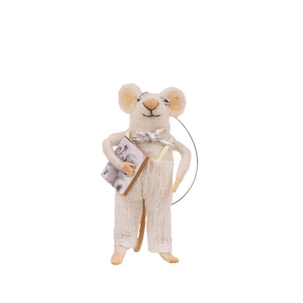 Christmas Decoration Standing Mouse Marvin | Allium Interiors