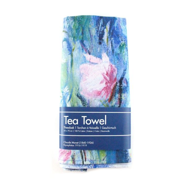 Museum Tea Towel Monet Water Lilies | Allium Interiors