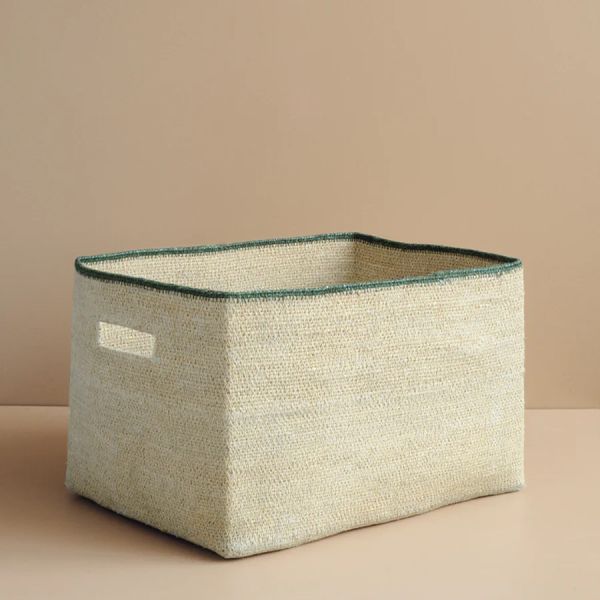 Bianca Lorenne Basket Scatola Natural/Forest Medium | Allium Interiors