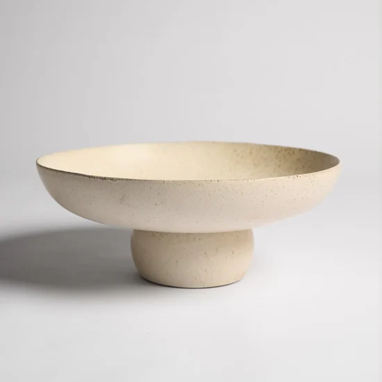 Ned Fort Raised Bowl Matte Speckle | Allium Interiors