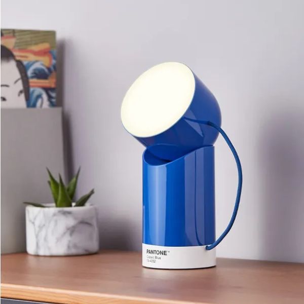 Lexon X Panton Orbe Lamp Blue | Allium Interiors