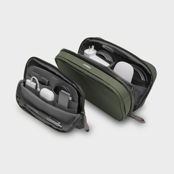 Orbitkey 2-in-1 Tech Pouch Olive | Allium Interiors