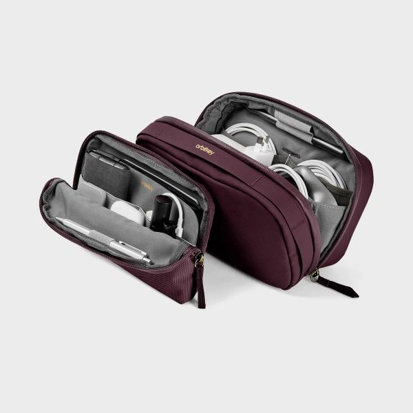 Orbitkey 2-in-1 Tech Pouch Plum | Allium Interiors