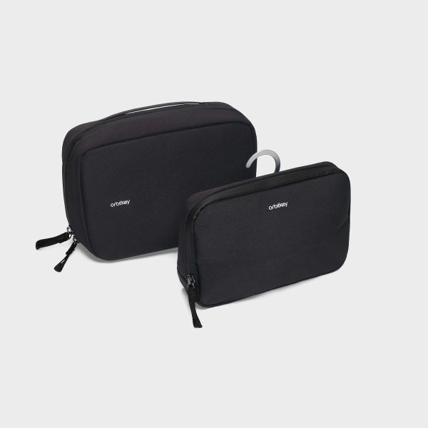 Orbitkey Toiletry Pouch 2 in 1 Black | Allium Interiors