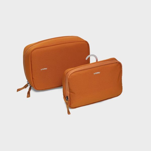 Orbitkey Toiletry Pouch 2 in 1 Terracotta | Allium Interiors