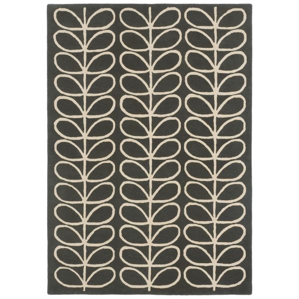 Orla Kiely Rug Linear Stem Slate | Allium Interiors