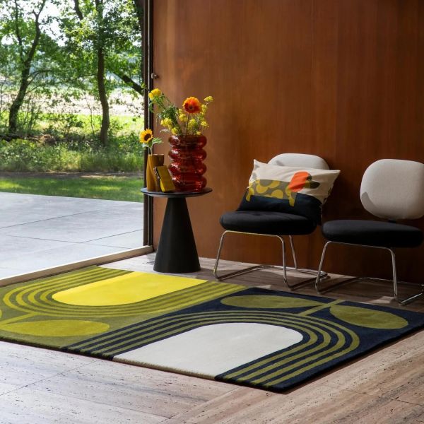 Orla Kiely Rug Striped Tulp Seagrass | Allium Interiors