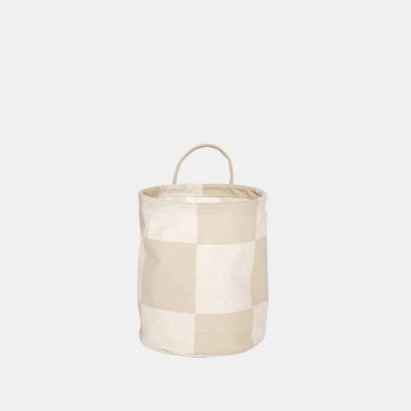 Oyoy Laundry/Storage Basket Chess Clay Medium | Allium Interiors