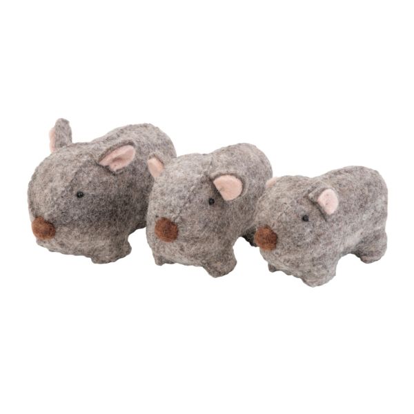 Pashom Toy Wombat Family | Allium Interiors