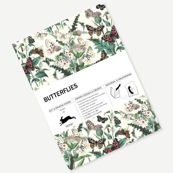 Pepin Gift Paper Book Butterflies | Allium Interiors