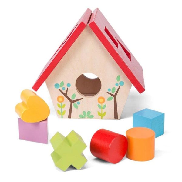 Petilou My Little Bird House Shape Sorter | Allium Interiors