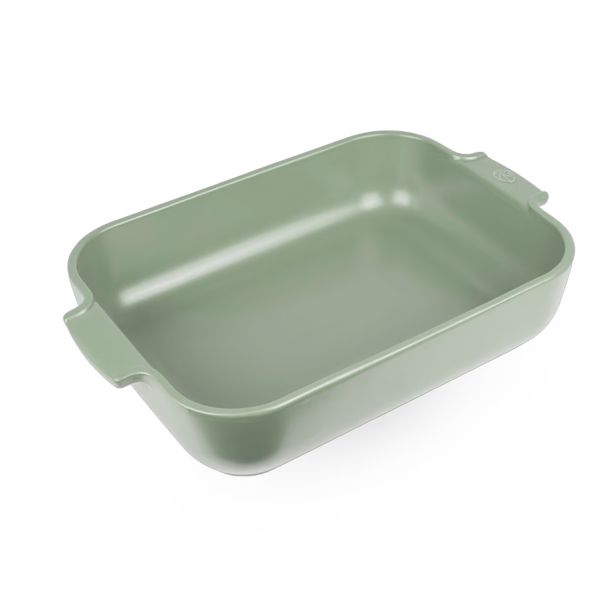Peugeot Ceramic Rectangular Baking Dish 36cm Fern Green | Allium Interiors