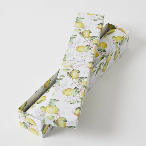 Pilbeam Living Scented Drawer Liners Limetta Lemon & Grapefruit | Allium Interiors