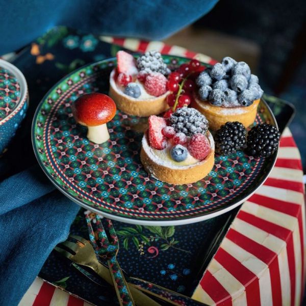 Pip Studio Berry Blues Mini Cake Tray | Allium Interiors