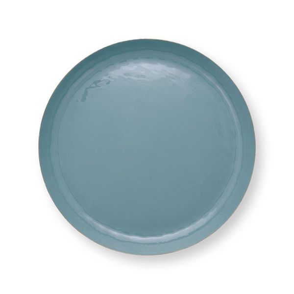 Pip Studio Tray Enamel Dark Blue 50cm | Allium Interiors