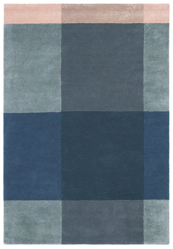 Ted Baker Rug Plaid Grey | Allium Interiors