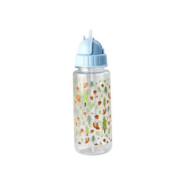 Rice Kids Drink Bottle Happy Forest Blue | Allium Interiors