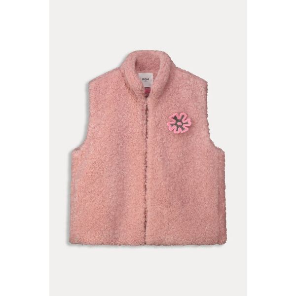 Pom Amsterdam Gilet Powder Pink | Allium Interiors