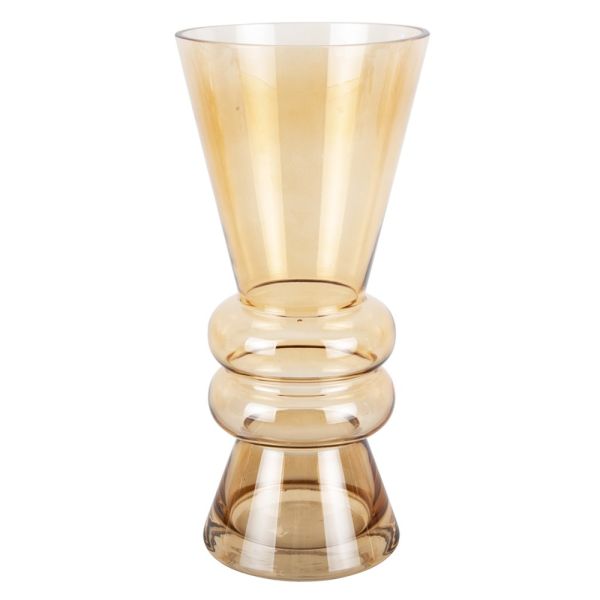 Present Time Vase Flare Vanilla Yellow | Allium Interiors