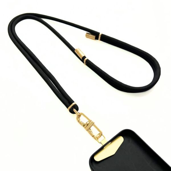 Queen of the Foxes Phone Lanyard LUX Cord Black | Allium Interiors