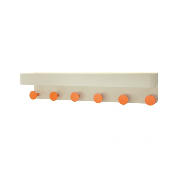 Remember Coat Rack Cream & Orange | Allium Interiors