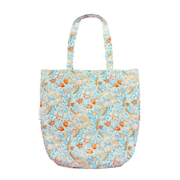 Kind Bag Reusable Tote Bag Medium William Morris Golden Lily | Allium Interiors