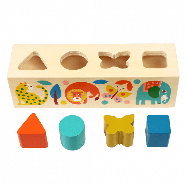 Rex Wild Wonders Wooden Shape Sorter  | Allium Interiors